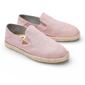 Olukai Kaula Pa’a Kapa Espadrilles Rose Sea Salt Pink Size 8.5
